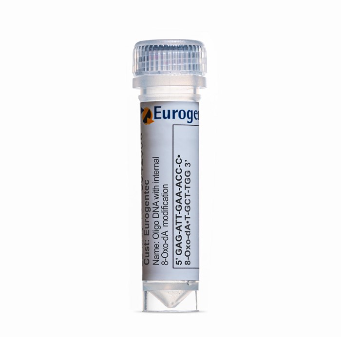 Example of a tube containing an Oligonucleotides with 8-Oxo-dA  modification