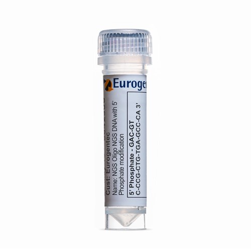 Example of a tube containing an NGS Oligonucleotide with 5' Phosphate modification