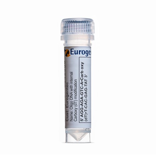 Example of a tube of an Oligonucleotide with Carboxy (dT) modification