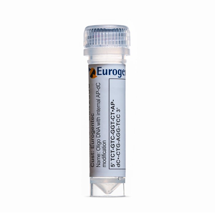 Example of a tube containing an Oligonucleotides with AP-dC  modification