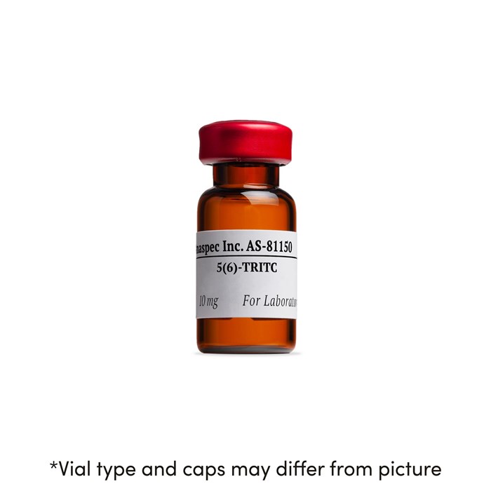 Bottle of 5(6)-TRITC (Tetramethylrhodamine-5-(and-6)-isothiocyanate)